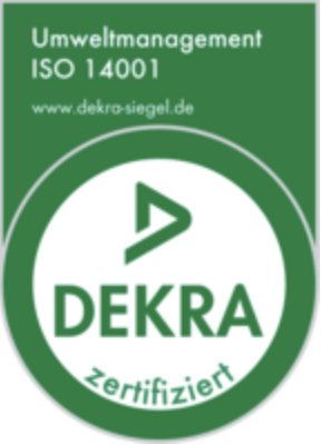 DEKRA Zertifikat Umweltmanagement ISO 14001