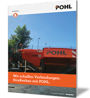 Cover POHL Straßenbau Broschüre.
